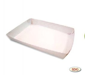 SDG PAPER WHITE TRAY - 630-00 // Cardboard dishes