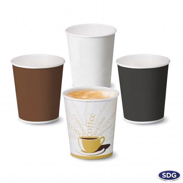 Bicchiere di carta da cappuccino/the caldo, 9oz - 300ml (50pz)