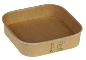 AVANA BIO QUADRAT BOWL  1000ML 170X170X50H - 50PZX6 - 23361