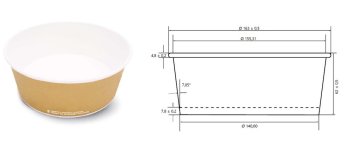 BOWL  S100A AVANA SDG 1000ML  S100A-81