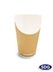 MAXI COMPOSTABLE FRIED FOOD CUP 607-65