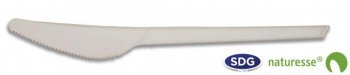 White Smart CPLA BIO knife - 14161