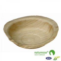 Ø 12 cm Round palm leaf dish - 5029 ex 809