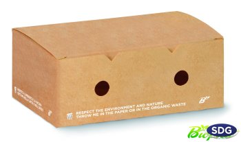COMPOSTABLE TAKE AWAY FAST FOOD NUGGETS BOX 606-65
