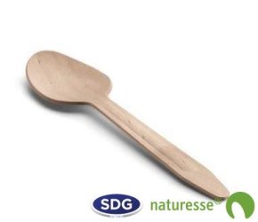 Petite cuillère en bois 10,5 cm - 5524