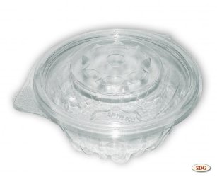 Vaschetta trasparente in PLA 500ml - SPTR500