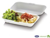 Food Box in Zellulose Pulpa 18,5 x 14 x 7,4 cm - 3479