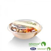 CELLULOSE PULP ROUND BOWL 900 ML NATURE - 14971