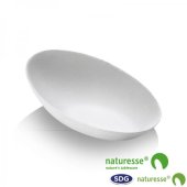 CELLULOSE PULP FINGER FOOD OVAL LITTLE TRAY - 15355